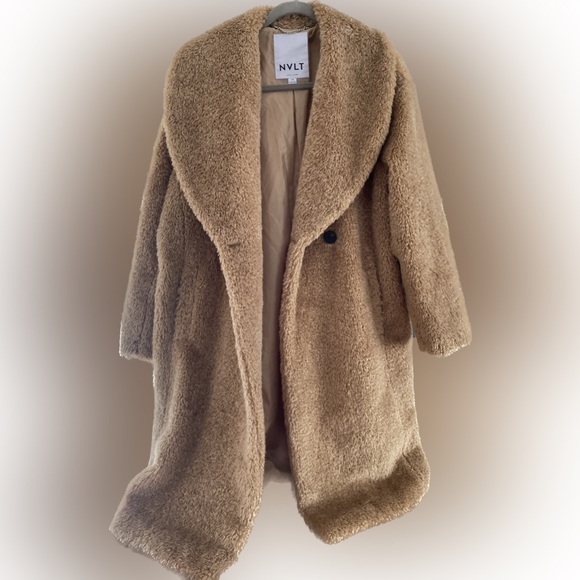 Cozy Teddy style coat size L - Picture 2 of 2